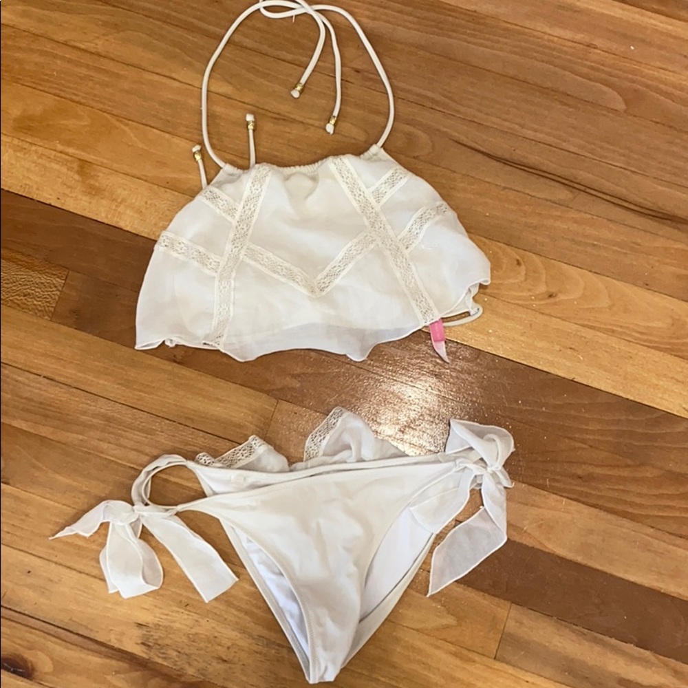 Halter bathing suit